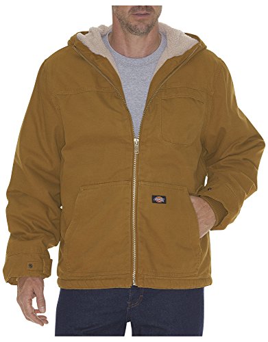 Dickies - Outerwear for Men, Sherpa Lined Duck Jacket, Three-Piece Hood,...