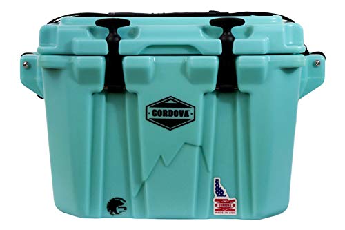 Cordova Coolers Outdoors 20 qt Sidekick Cooler, Rotomolded, American Made, Certified Bear Resistant, Beach Blue