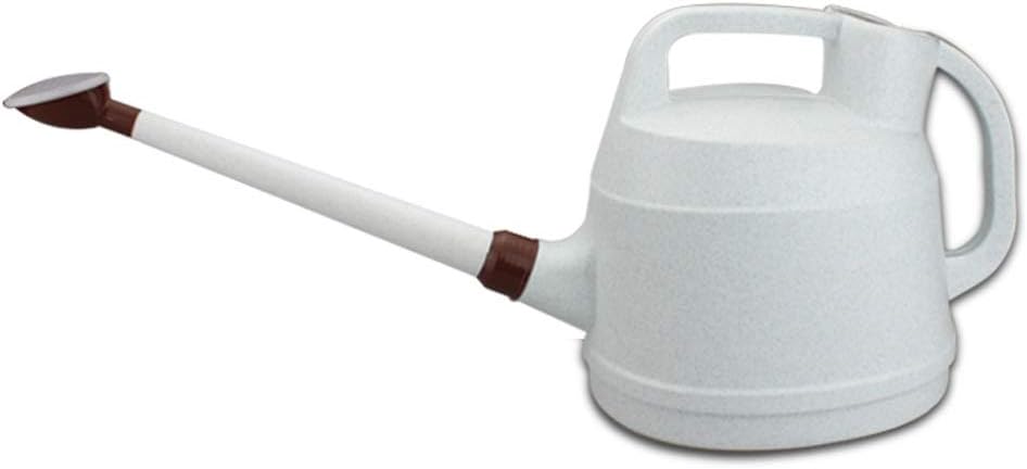 WDX- Watering can 7L gardening supplies, watering can, long mouth watering, irrigation tools Household watering can High capacity (Color : White)