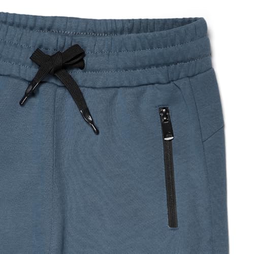 Image of Alan Jones Clothing Boys Solid Joggers Trackpant | Ribbed Hem & Waist | Drawstring Closure | Sizes 5-16 Years | Heavy GSM Fabric