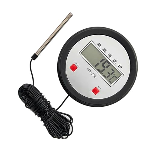 Accurate Industrial Digital Thermometers with Long Probe for Accurate Temperature Measurement in Hard to Reach Areas