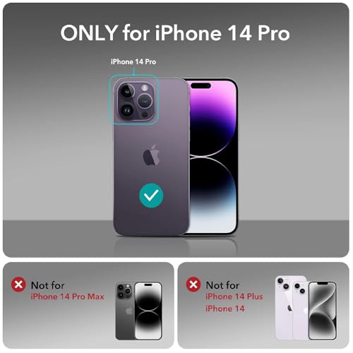 Image of iPhone 14 pro Magsafe Hard Back Case | Matte Design & 360 Protection | Military-Grade Apple iPhone 14 pro Cover | Strong Magnet Back - Blue