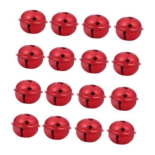 VOSAREA 30Pcs Christmas Craft Bells DIY Decoration Accessories for Wreaths Jewelry and Multi Purpose Jingle Bells for Holiday Crafts and Creative Projects