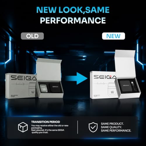 Image of SEIGA Mini Electric Foil Shaver for Men, Rechargeable with Travel Pouch