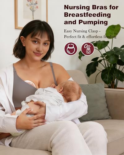 Image of As Fairy Seamless Nursing Bras for Breastfeeding Soft Wireless Sleep Maternity Bralette Regular and Plus Size