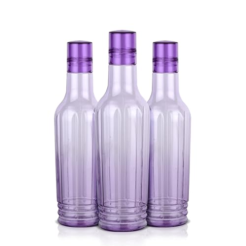 Image of ASIAN Family Home 3-Piece Fridge Water Bottle Set 1000ml Each | 3 Litre Total Capacity | Premium Leakproof, BPA-Free PET Plastic for Kitchen & Office | Daily Hydration Essential