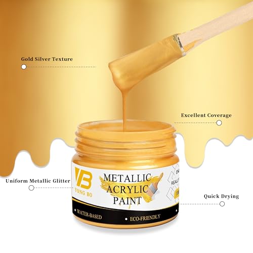 Yongbo Metallic Gold Acrylic Paint thumb #2