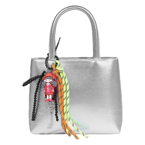 Sac à bandoulière argenté Morain en cuir PU pour femme
