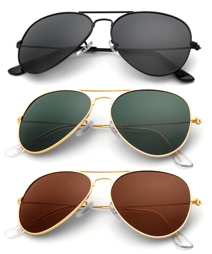 KALIYADI Aviator Sunglasses for Men Women