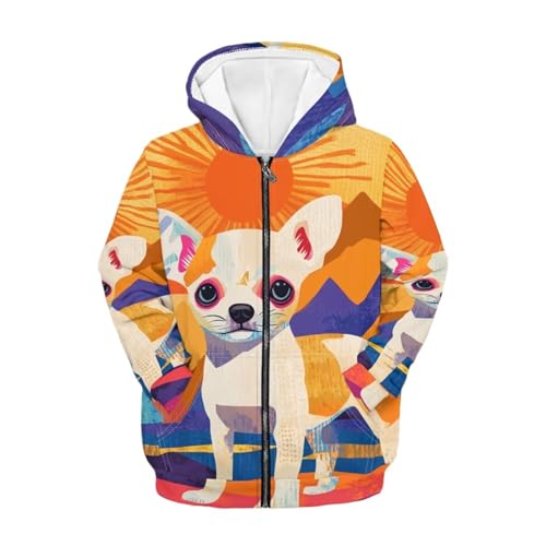 Cumagical Kids Hooded Zip-Up Sweatshirt Comfort For Active Children