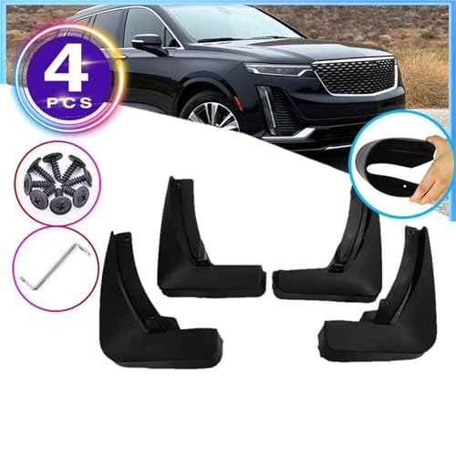Guardabarros para Cadillac XT6 2020-2023 que evitan salpicaduras y daños 2
