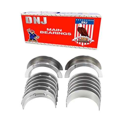 DNJ MB1166.10 Oversize Main Bearings Set for 2003-2009 Dodge Ram 2500 Ram 3500 5.9L L6 24V OHV 359cid