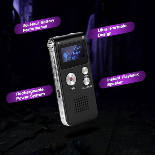 Kit 7 en 1 para búsqueda de fantasmas, equipo de caza paranormal miniatura 6