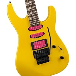 Jackson X Series Dinky™ DK3XR HSS, Laurel Fingerboard, Caution Yellow - Les Beatles, Paul McCartney, John Lennon, RIngo Starr, George Harrison Jackson X Series Dinky™ DK3XR HSS, Laurel Fingerboard, Caution Yellow – Image 4