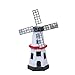 Produktbild Desktop-Skulptur Windmühle leuchtturm wasserdichte garten statue skulptur solar leuchtende leuchtung outdoor harz garten handwerk modell dekoration