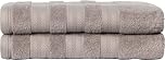 MELLUVA Bath Sheet Towels, 2 Pack | 100% Turkish Cotton | Highly Absorbent Heavyweight 600 GSM | Soft Large Bathroom Shower Towels | Sustainably Made | Ash Grey