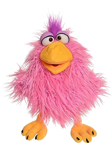 Living Puppets Pfrädarike Piepspatz, Handpuppe aus hochwertigen Materialien in tollen Farben, Größe: 28 cm, W878