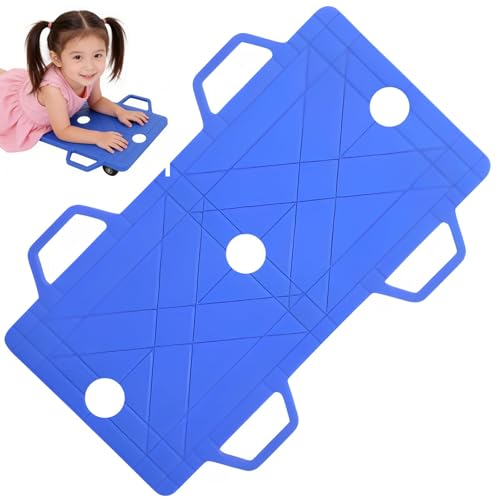 Patinete deportivo giratorio de 360°, resistente, capacidad de 200 kg, patinete de gimnasio para niños y adolescentes, equipo de fitness para interiores y exteriores