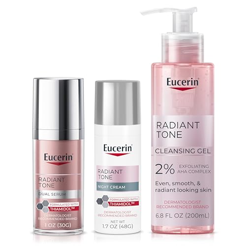 Eucerin Radiant Tone Night Skin Routine Bundle, Variety Pack, 3 Items - image 1