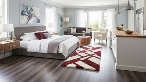 Image of Fluffy Silky Micro Fiber Polyster Carpet /Runner for Bedroom, Study Room, Playing Room, Guest Room ETC. 2x5 Feet, (P-3)