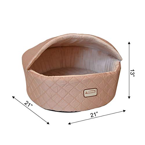 Armarkat Cat Bed, Medium, Light Apricot #TOP6