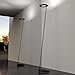 Sonneman 2415-25 2415.25 Contemporary Modern LED Torchiere from Ringlo??? Collection in Black Finish, 10.00 inches