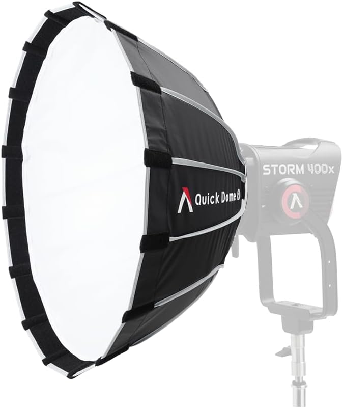 Aputure Quick Dome 60 Softbox Quick-Release Bowens Mount Circular Soft Box for Studio Light Aputure Strom 400x LS 300D II 300X 600x pro 600d amaran 60 100 200 300 LED Lighting Soft Boxes