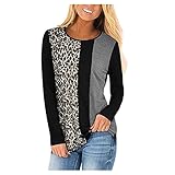 Weite Oberteile Damen Sommer Sexy Outfit FüR Damen Winter Damen Sweatshirt ohne Kapuze Oversized Vintage Pullover Langarm Retro Lockerer Langarmshirt Fashion Aesthetic E-Girl Teenager Mädche