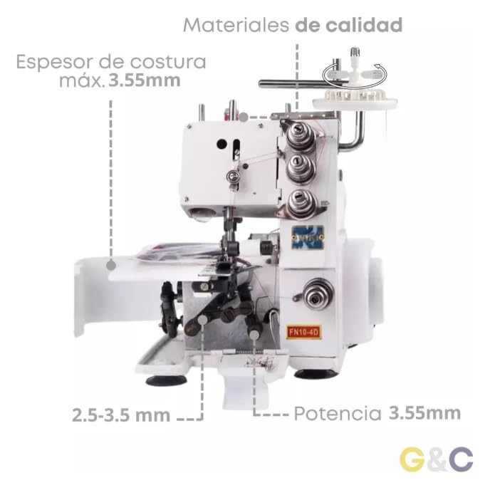 La Mejor Lista de Maquina de Coser Overlock Singer - los más vendidos. 21 Imagen adicional