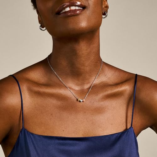 Fossil Tri-Tone para Mujer, Collar