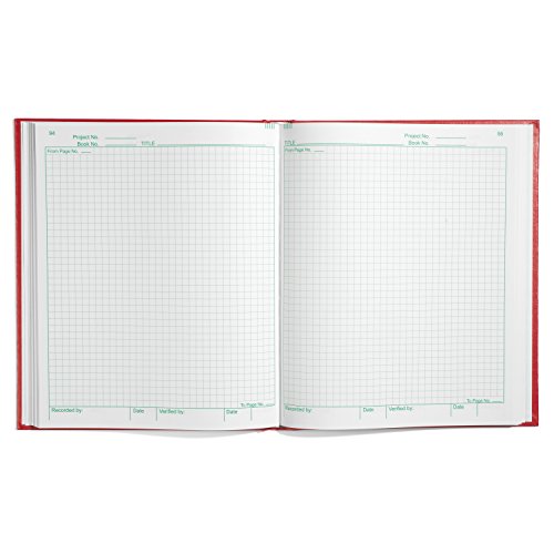 Scientific Notebook Company, Laboratory Notebook, 192 Pages 3001Hc Red Hard Cover #TOP5