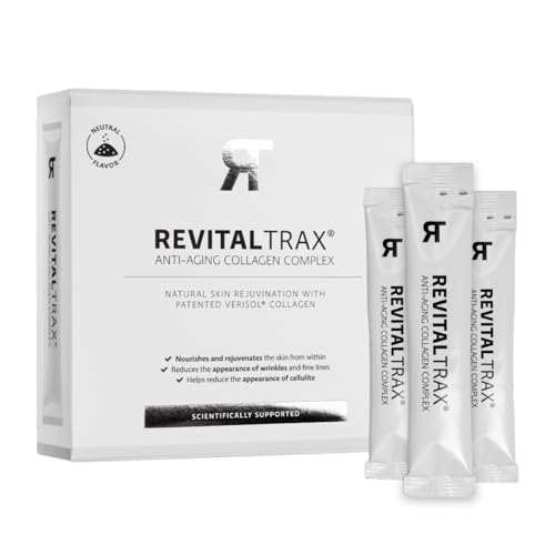 RevitalTrax Kollagen Pulver 5.000mg VERISOL Kollagen Komplex Nahrungsergänzungsmittel für Haut Haare und Nägel 30 Beutel