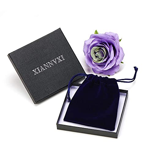 Xiannvxi Rose Quartz Point Necklace Tree Of Life Wire Wrapped Crystal Pendant Necklaces Healing Stone Natural Reiki Hexagonal Gemstone Jewelry For Women Mom Mother #TOP6