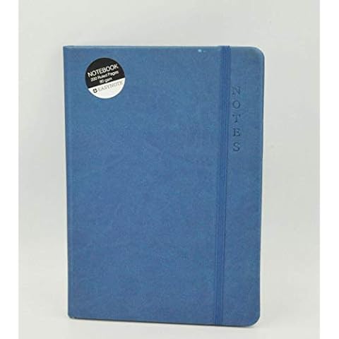 A5 Executive Soft Touch Notebook Ruled 100 Sheets Rustic - Blue x 1 Cover