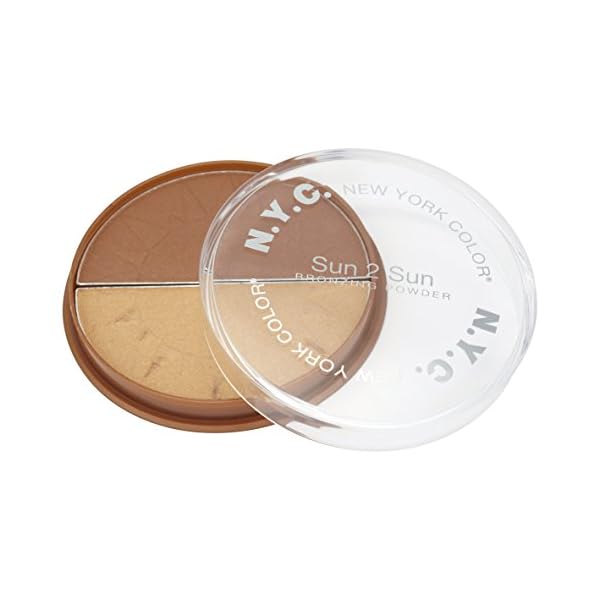 New York Color Sun 2 Sun Bronzing Powder, Bronze Gold, 0.22 Ounce