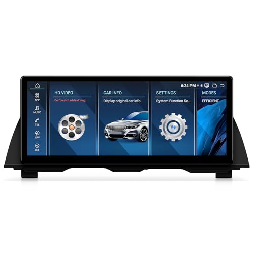 XTRONS Qualcomm 662 Android 14 Car Stereo for BMW 5 Series F10/F11 (2013-2016) NBT System, 12.3 Inch 2K QHD IPS Touch Screen GPS Navigation Support Wireless CarPlay Android Auto Backup Camera 8+128G