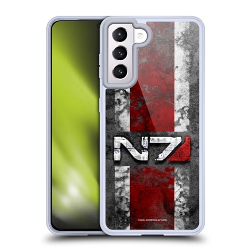 Funda N7 Mass Effect Samsung S21 gel flexible antideslizante