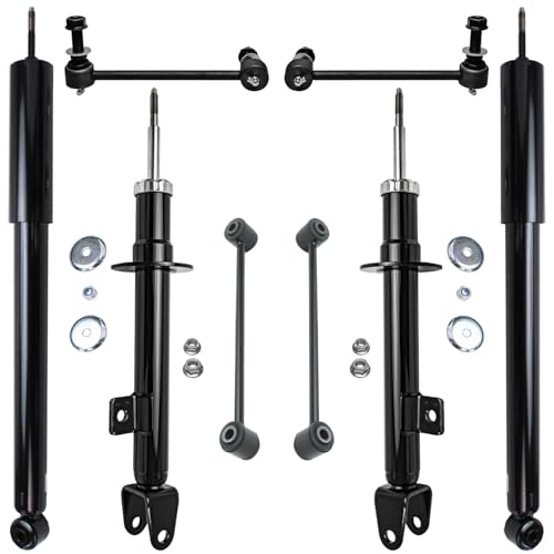 Image of Detroit Axle - RWD Front & Rear Bare Struts Shock Absorbers Sway Bars Replacement for 2005-2010 Chrysler 300 2006-2010 Dodge Charger 2005-2008 Magnum 2009-2010 Challenger
