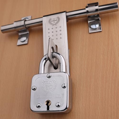 Image of Harrison Padlocks Buy 1 Get 2 Free / 1 Square Padlock 50mm T-27-0040 with 2 Round Padlock 40mm T-26LITE-0532 /padlocks, Locks for Home, Locks for Main door-0334