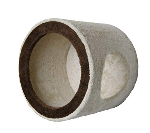 Lycce Wandhöhle für Katzen Kletterwand beige/braun Ø 34cm x 28 cm