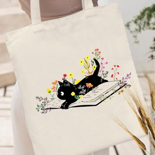 Andeiltech-Canvas-Tote-Bag-for-Women-Aesthetic-Cute-Cat-Shopping-Grocery-Reusable-Bags-with-Inner-Zipper-Women-Gift