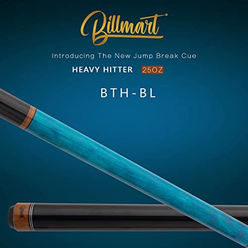 Billmart 25Oz Heavy Hitter Jump Break Cue,3-Piece Jump/Break Pool Cue Stick,25-Ounce #TOP1