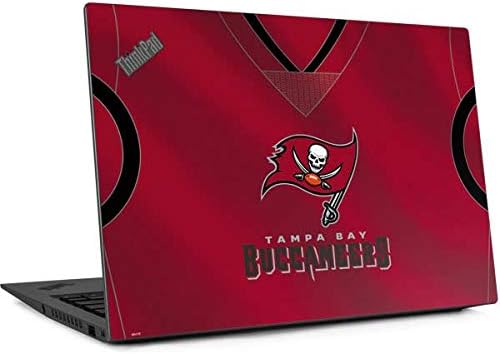 Skinit Decal Laptop Skin Compatible with Thinkpad X1 Carbon (6th Gen 2018) - Officially Licensed NFL Tampa Bay Buccaneers Team Jersey Design