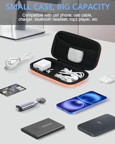 Image of Small Carrying Case, Travel Case, Electronic Accessories Organizer