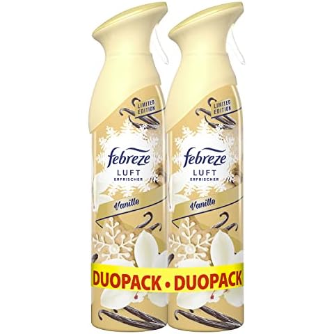 Febreze Lufterfrischer Vanille, Raumspray entfernt Gerüche und hinterlässt Frischeduft Cover