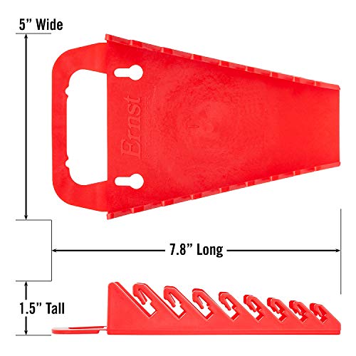 Image of Ernst Manufacturing 5046 Gripper Wrench Organizer, 8 Tool, Red