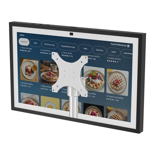 Letlar Wall Mount for Show 15/21, Adjustable Tilt & Swivel Mount, Heavy Duty Aluminum Bracket, Easy Installation, Cable Management, Suitable for Show 15(1st, 2nd) & 21 (Silver)