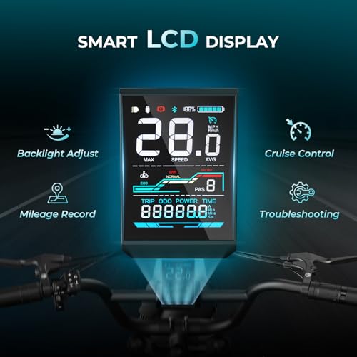 Image of Jasion YR16 Electric Bike for Adults Teens, 1000W Peak Motor & 48V 12.5AH Battery Electric Bicycle, 16 inch Fat Tire Dirt Bike with Dual Suspension & Cruise Control, 55 Miles EBike Fit Teenagers