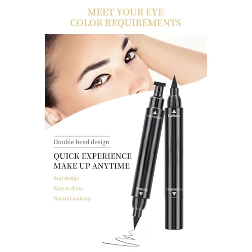 Delineador de ojos MylingKorm 2 en 1 con sello y liquid liner miniatura 5