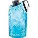 Platypus DuoLock SoftBottle Flexible Water Bottle, Blue Prisms, 1.0-Liter